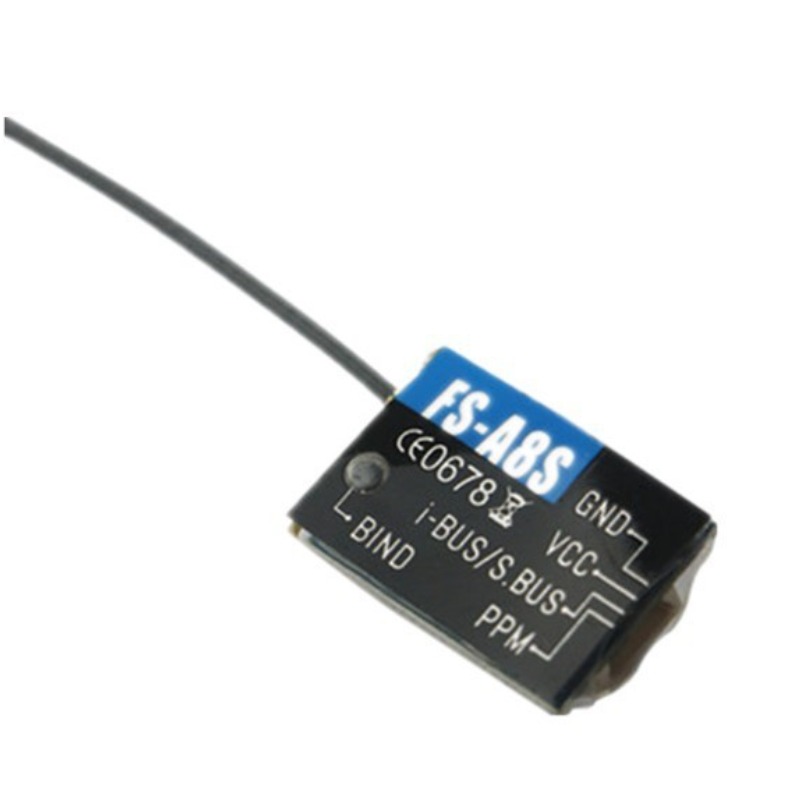 FS-A8S 2.4G 8チャンネル ミニRC受信機。PPM - Drone Racing Receiver のレビューと価格
