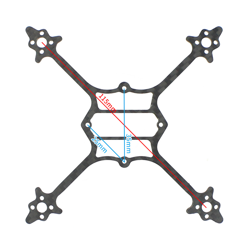 115mm Wheelbase Bottom Plate 3 - Drone Racing Gate のレビューと価格